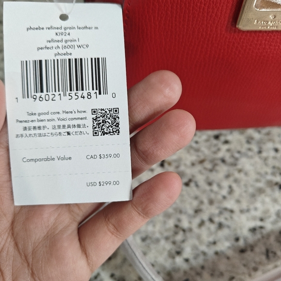 Kate Spade Phoebe Mini Top Handle Crossbody in Red - Picture 7 of 14